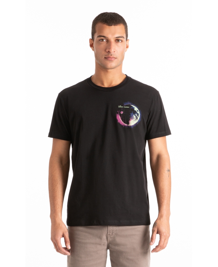 T-Shirt Airstair Glow Preto