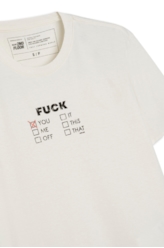 T-Shirt Basic 2nd Fck Off White
