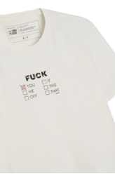 T-Shirt Basic 2nd Fck Off White
