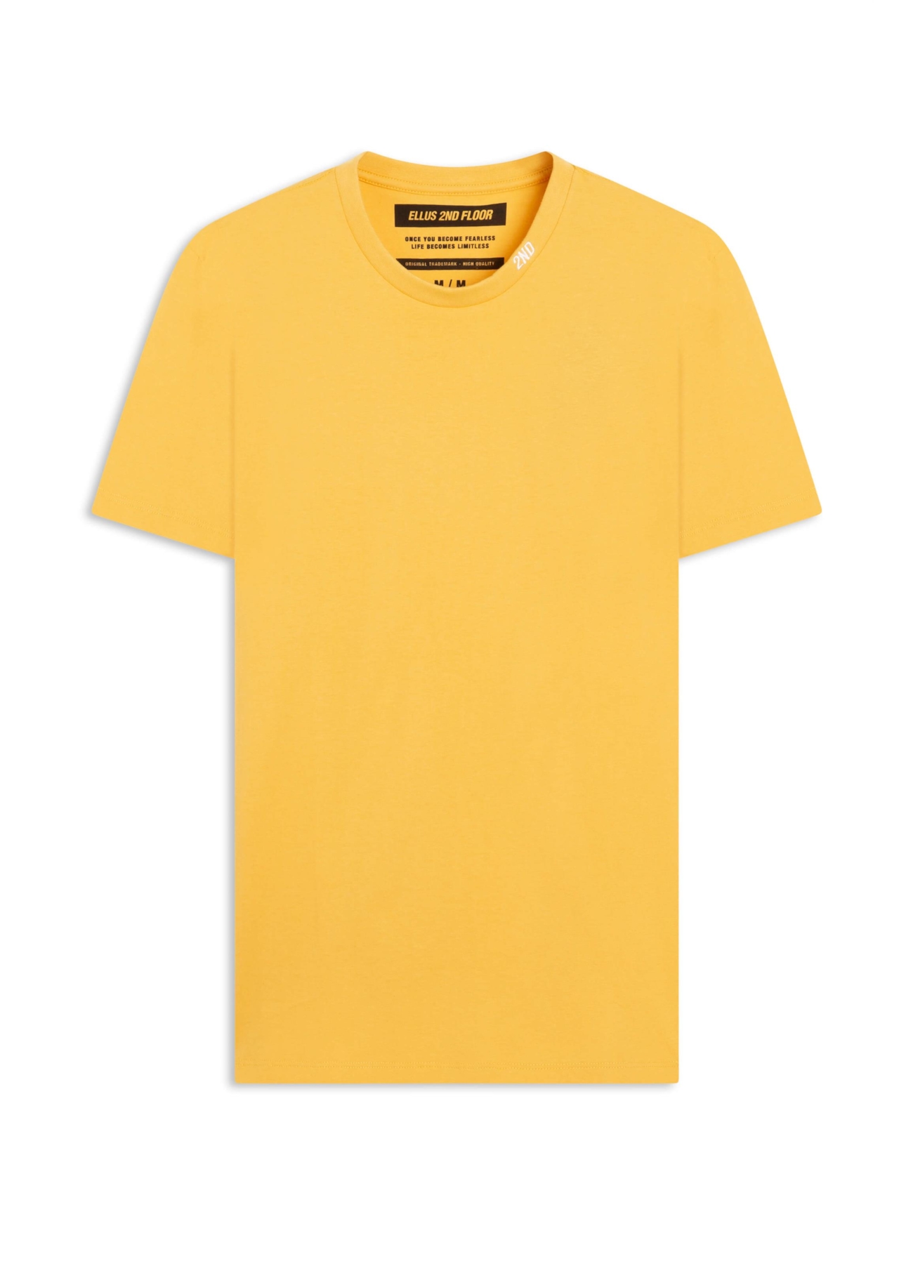 T-Shirt Basic 2nd Minimal Amarelo