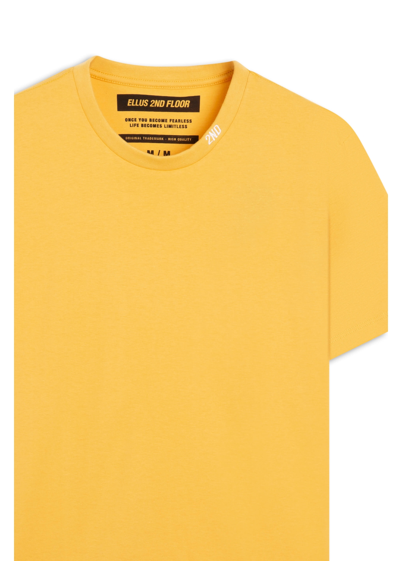 T-Shirt Basic 2nd Minimal Amarelo