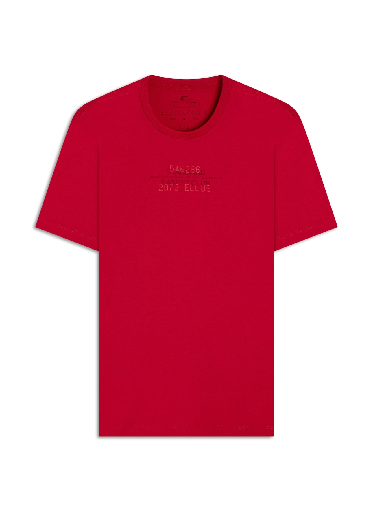 T-Shirt  Basketclub Classic Cereja