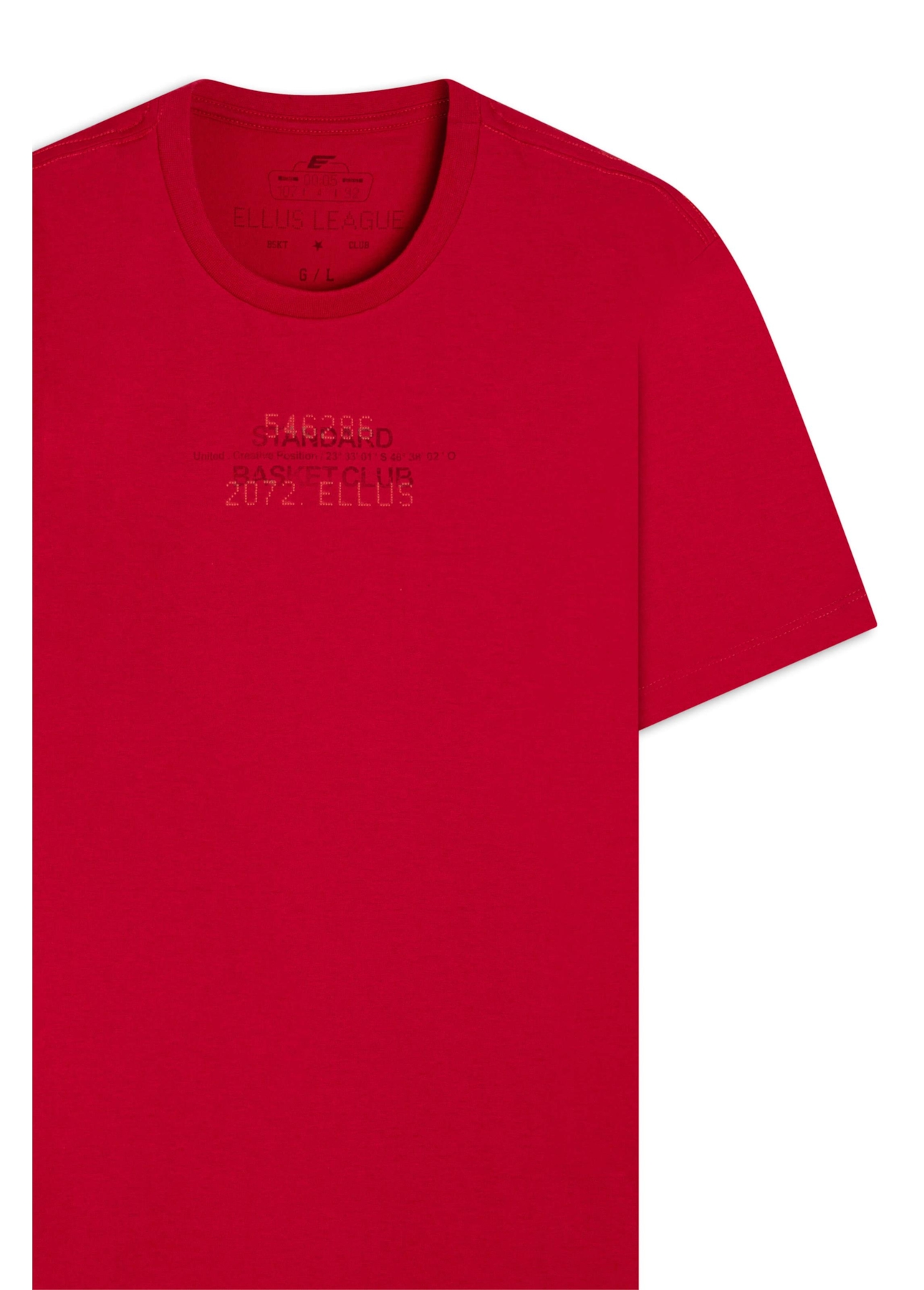 T-Shirt  Basketclub Classic Cereja