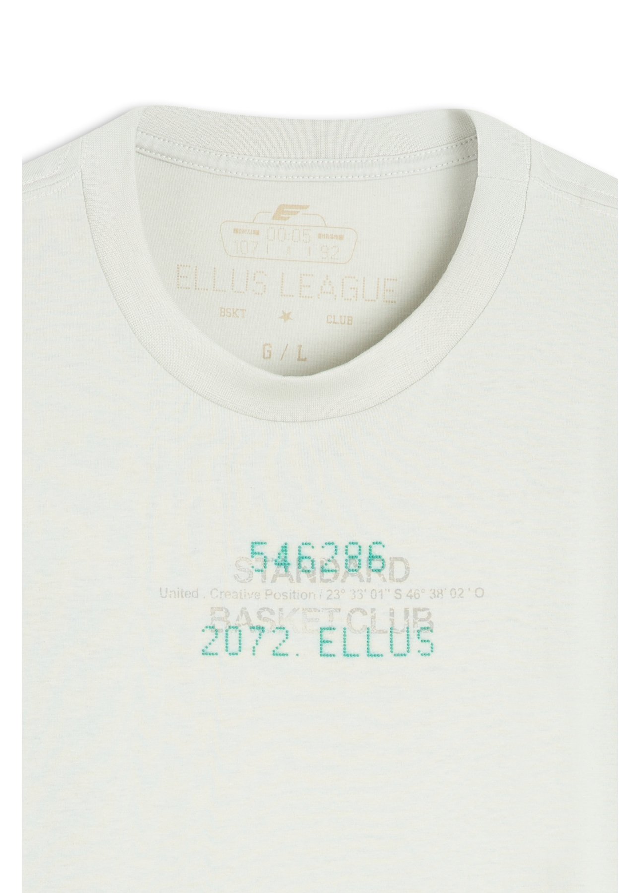T-Shirt  Basketclub Classic Prata
