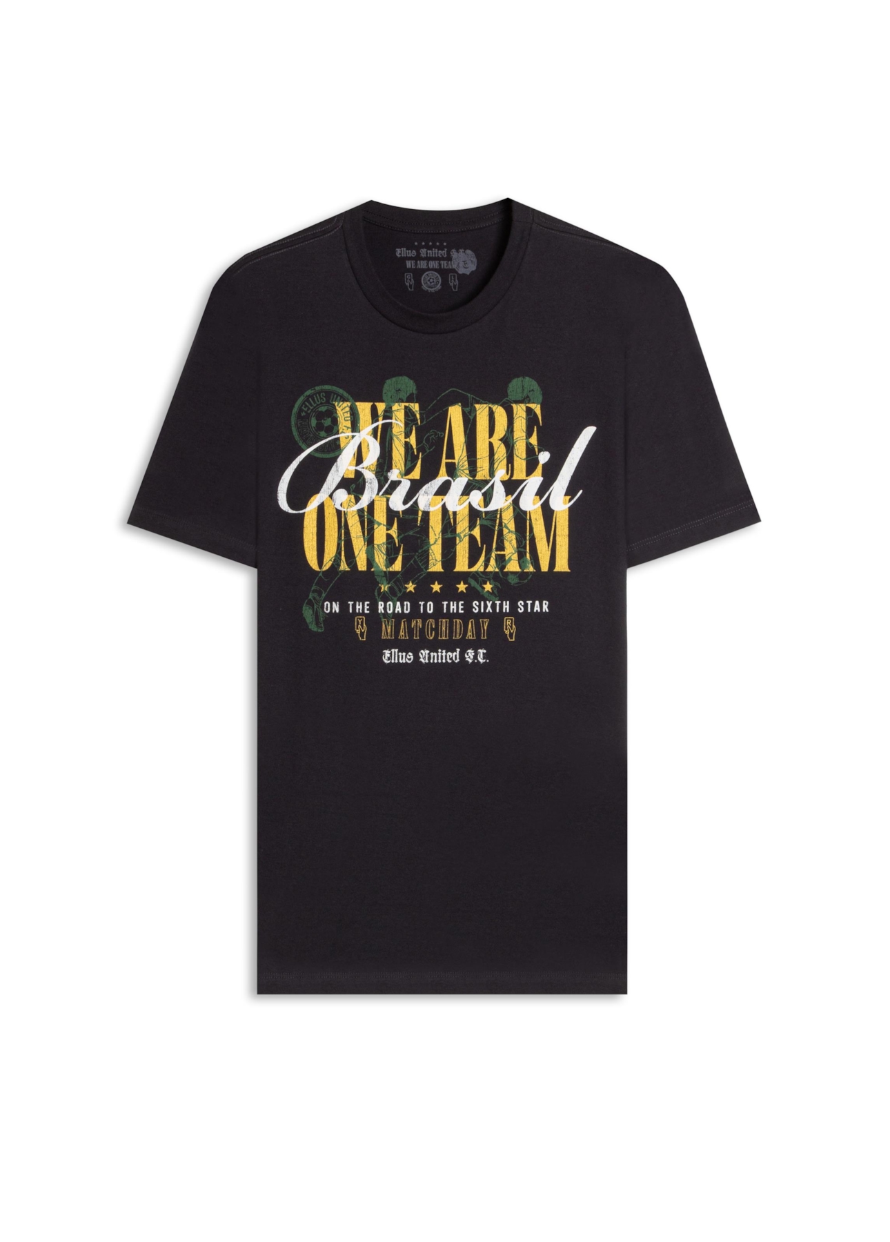 T-Shirt Brasil We Re One Team Dark Navy