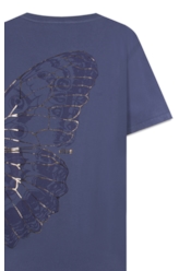 T-Shirt Butterfly Classic Azul Jeans