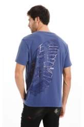 T-Shirt Butterfly Classic Azul Jeans
