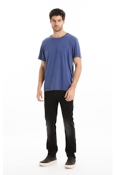T-Shirt Butterfly Classic Azul Jeans
