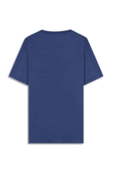 t Shirt Classic Flame Face Azul Jeans
