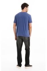 t Shirt Classic Flame Face Azul Jeans