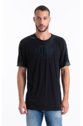 T-Shirt Cotton Devore High Flush Classic Mc Petroleo