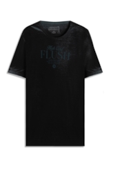 T-Shirt Cotton Devore High Flush Classic Mc Petroleo