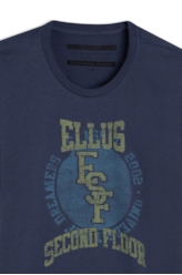 T-Shirt Cotton Fine 2nd Floor Dark Navy