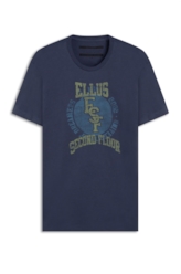 T-Shirt Cotton Fine 2nd Floor Dark Navy