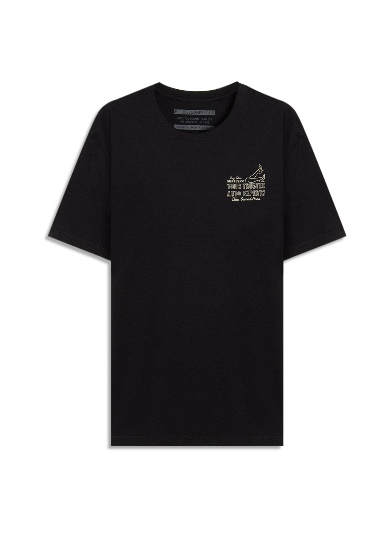 T-Shirt Cotton Fine Auto Experts Preto