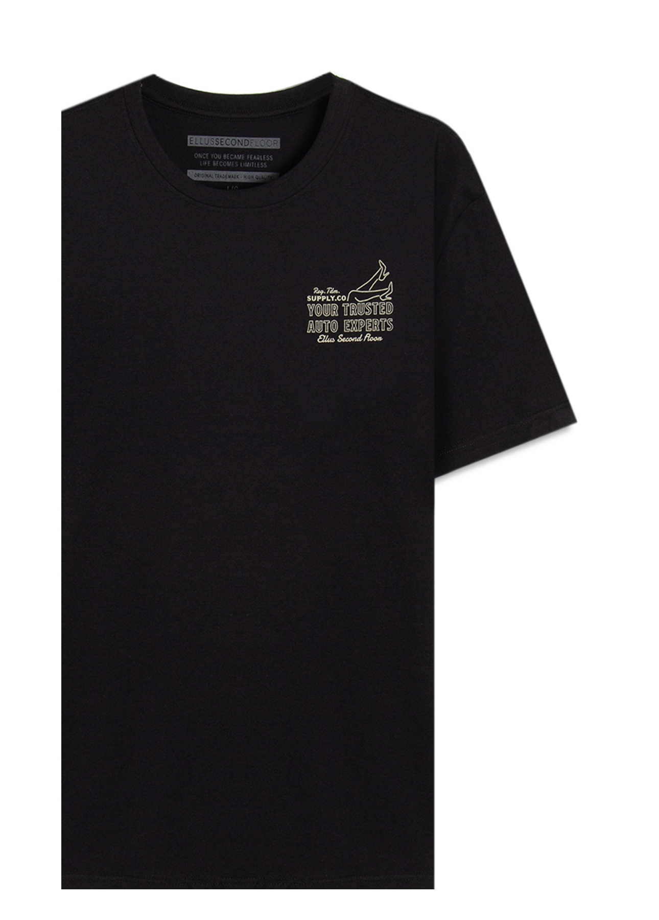 T-Shirt Cotton Fine Auto Experts Preto