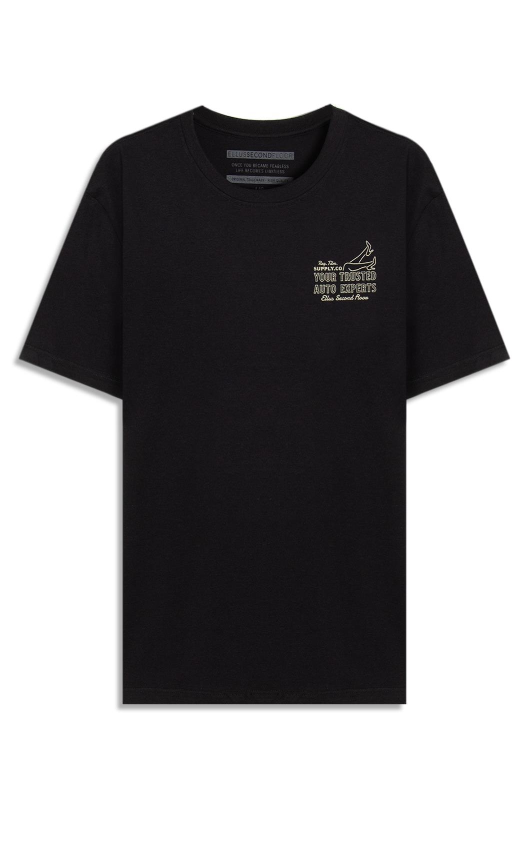 T-Shirt Cotton Fine Sport Dlx Preto