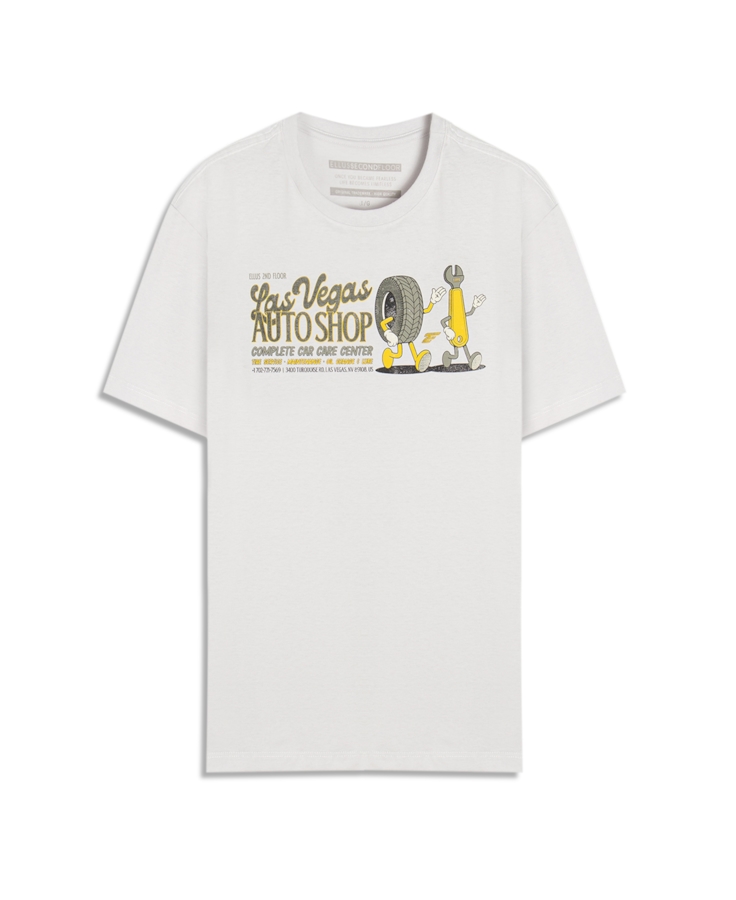T-Shirt Cotton Fine Autoshop Prata