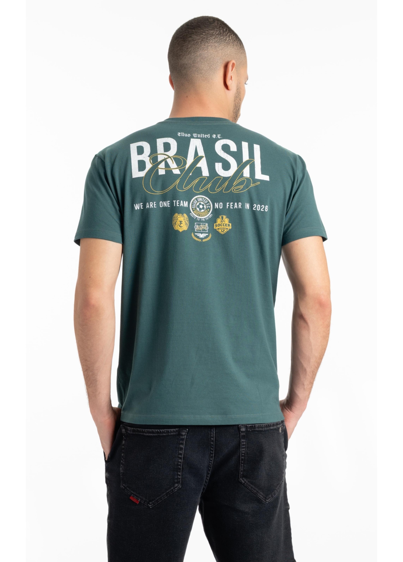 T-Shirt Cotton Fine Brazil Club Classic Bottle