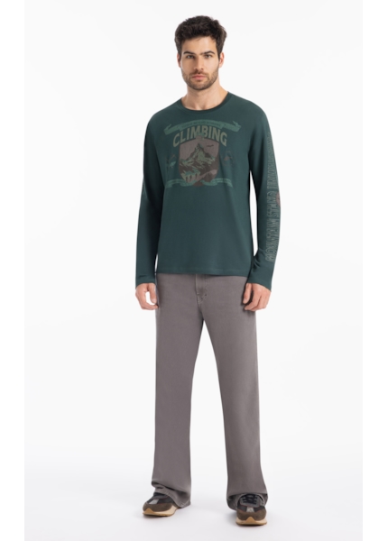 T-Shirt Cotton Fine Climbing Classic Lousa
