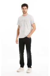 T-Shirt Cotton Fine Cougar Ellus Azul Seco