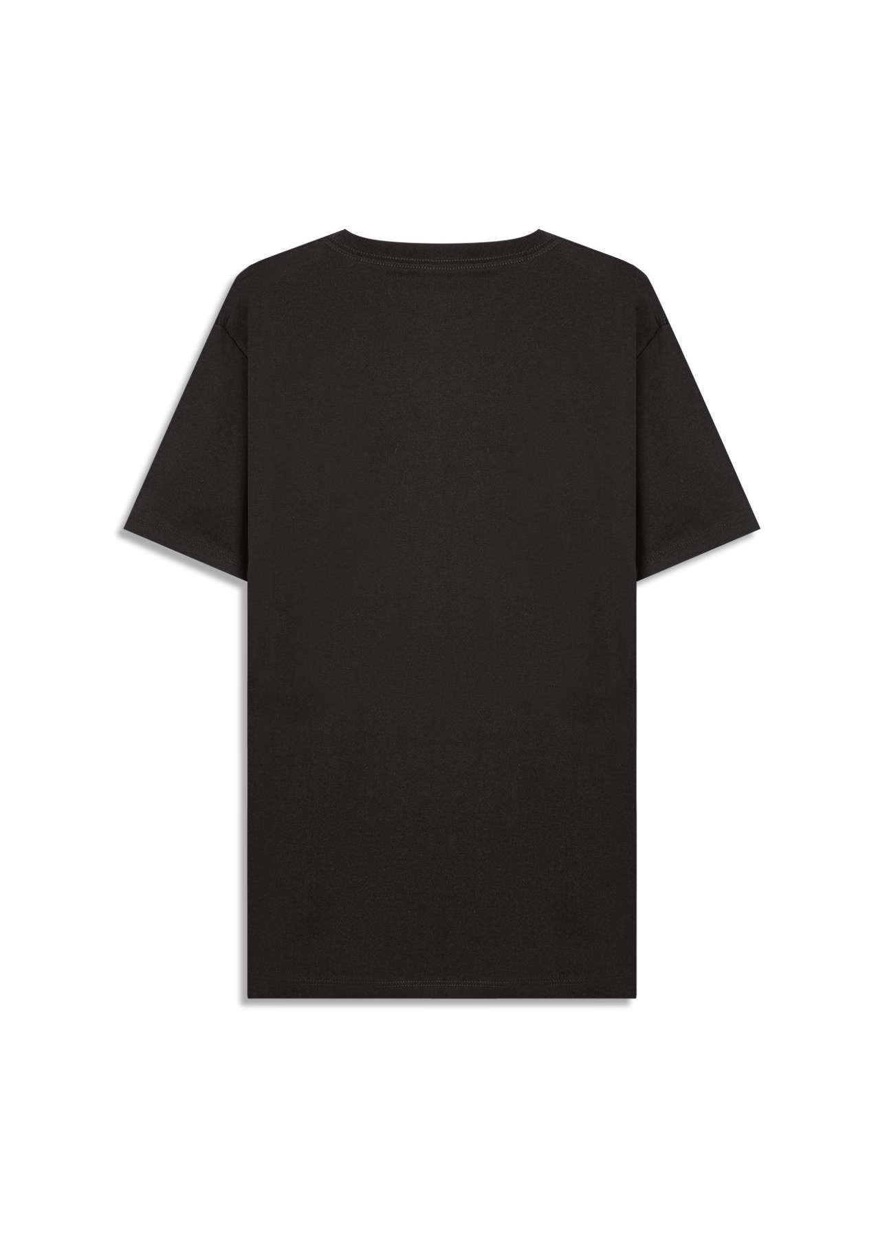 T-Shirt Cotton Fine Cougar Ellus Preto