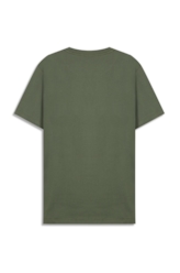 T-Shirt Cotton Fine Cougar Ellus Verde Army