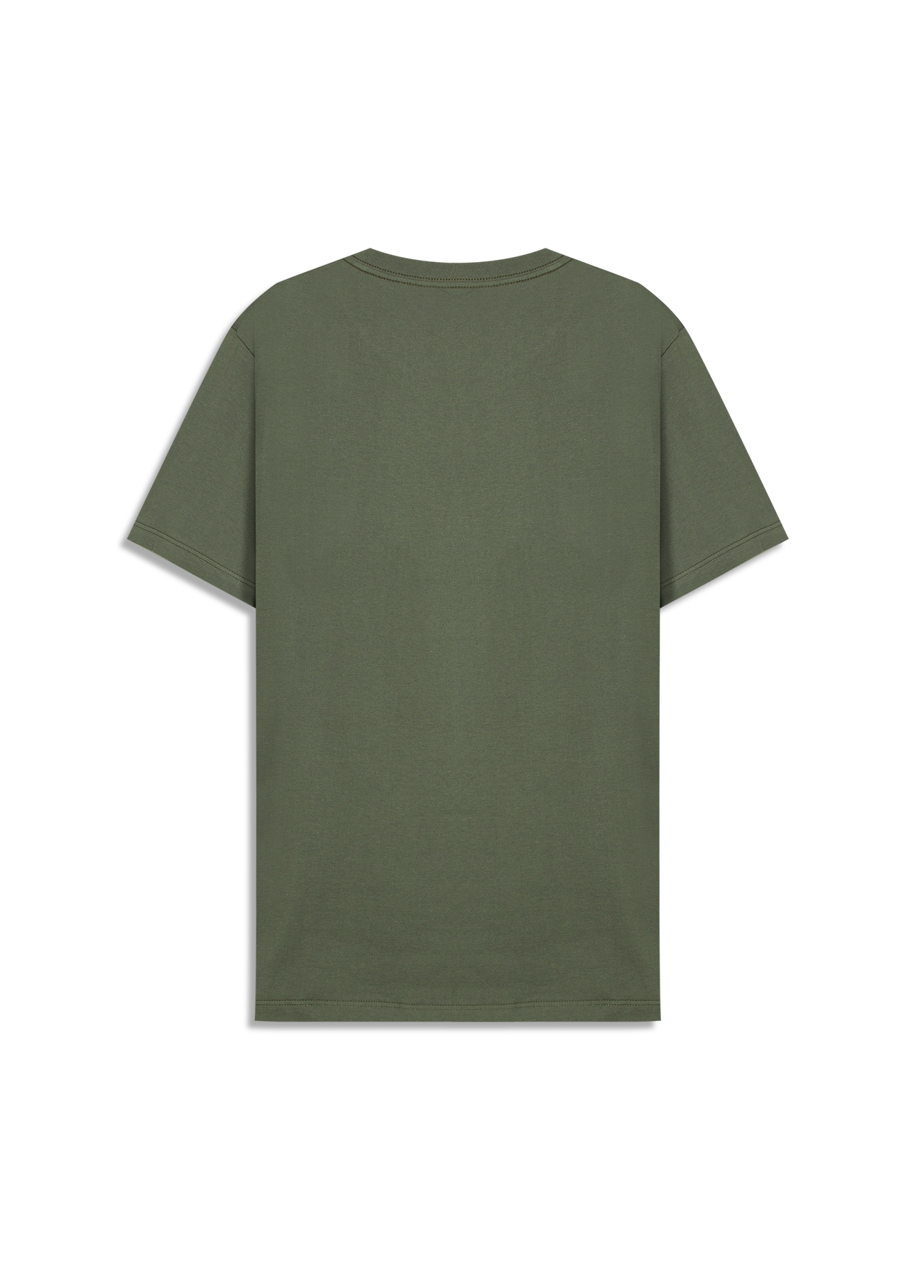 T-Shirt Cotton Fine Cougar Ellus Verde Army