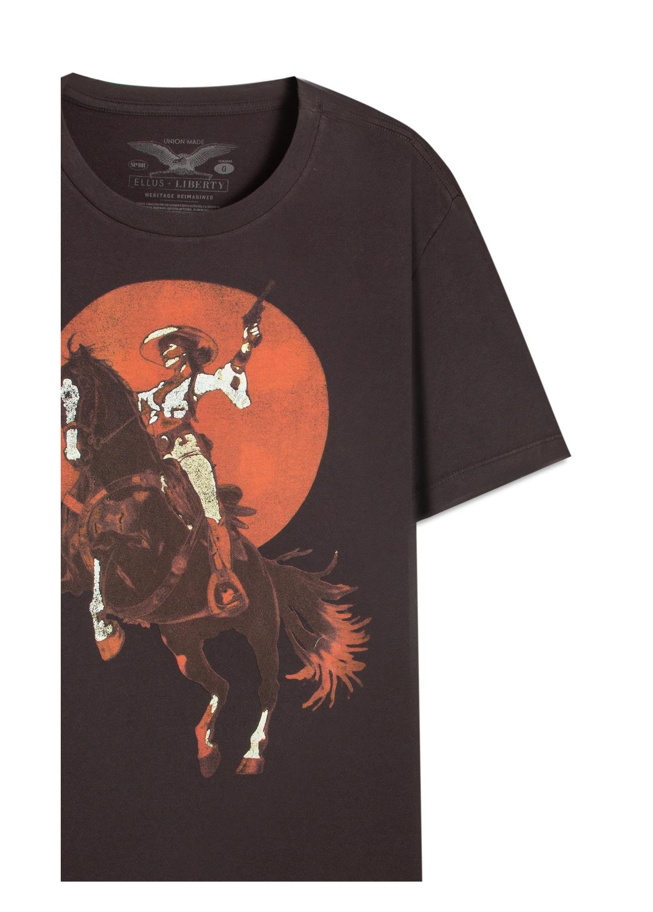 T-Shirt Cotton Fine Cowgirl Liberty Plumbo