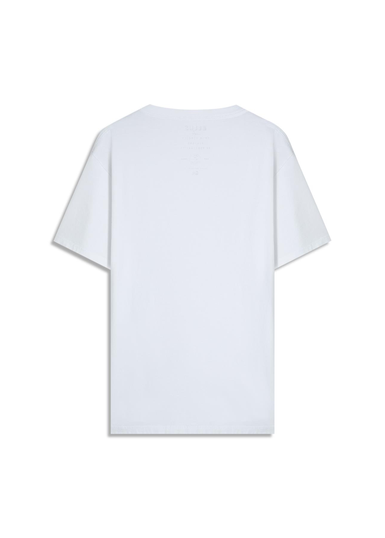 T-Shirt Cotton Fine e Compass Hotfix Classic Off White