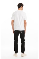 T-Shirt Cotton Fine e Compass Hotfix Classic Off White