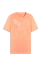 T-Shirt Cotton Fine Eagle Laranja Fluor