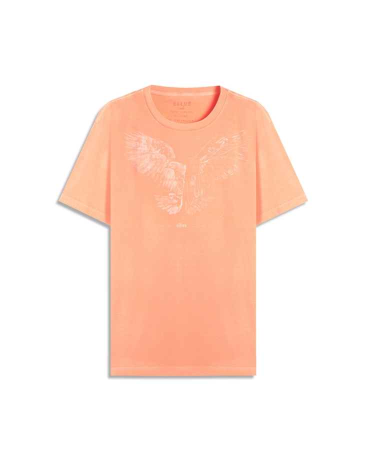 T-Shirt Cotton Fine Eagle Laranja Fluor