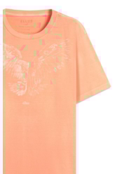 T-Shirt Cotton Fine Eagle Laranja Fluor