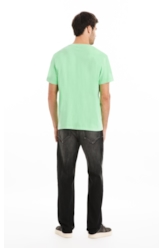 T-Shirt Cotton Fine Eagle Verde Fluor
