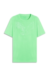 T-Shirt Cotton Fine Eagle Verde Fluor
