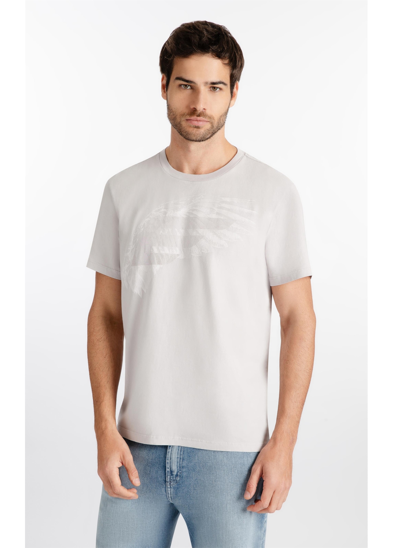 T-Shirt Cotton Fine Easa Asa Classic Azul Seco