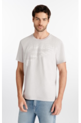T-Shirt Cotton Fine Easa Asa Classic Azul Seco