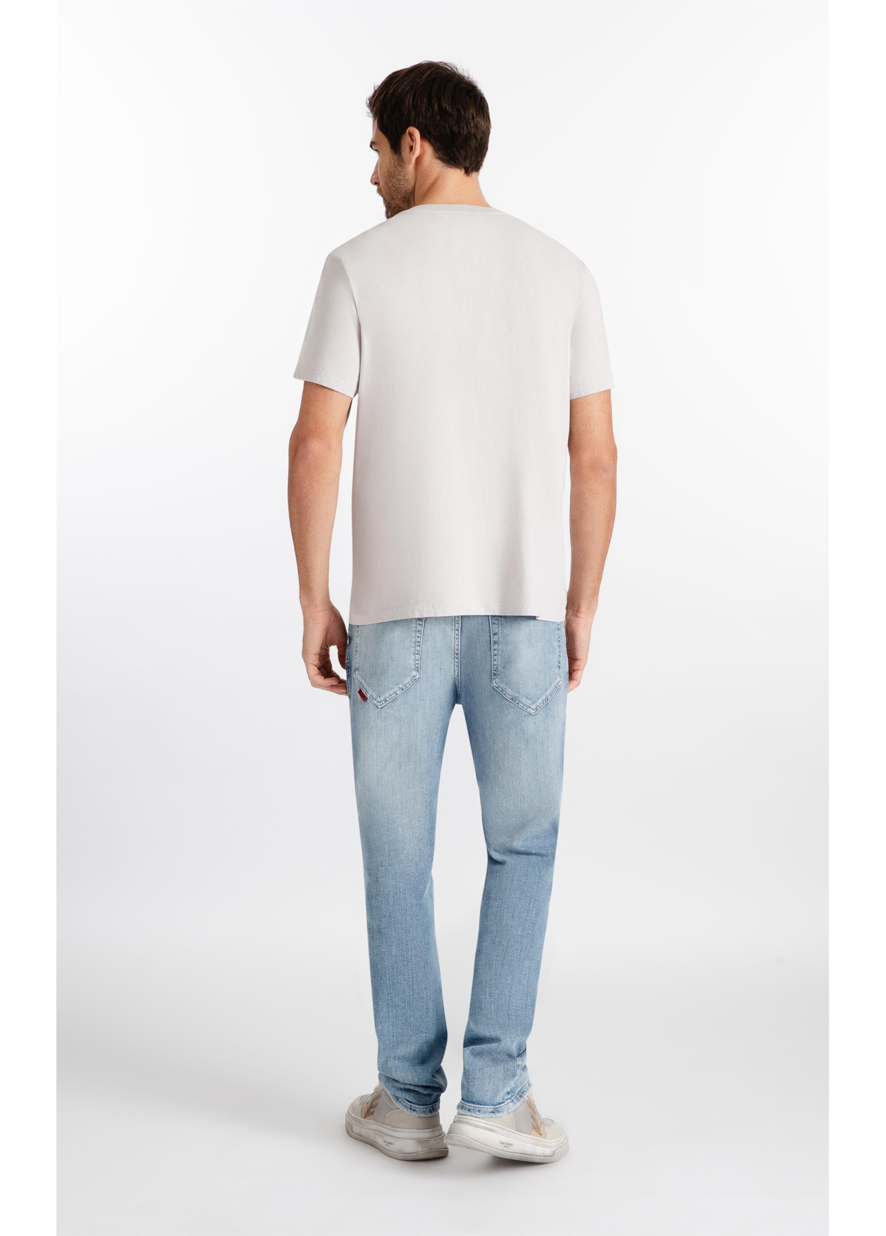 T-Shirt Cotton Fine Easa Asa Classic Azul Seco
