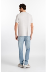 T-Shirt Cotton Fine Easa Asa Classic Azul Seco