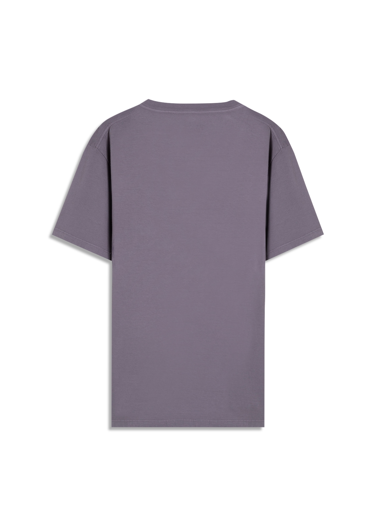 T-Shirt Cotton Fine Easa Asa Classic Purple Gray