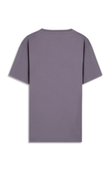 T-Shirt Cotton Fine Easa Asa Classic Purple Gray