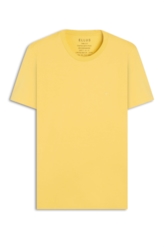 T-Shirt Cotton Fine Easa Classic Amarelo Claro