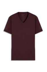 T-Shirt Cotton Fine Easa Classic Bordeaux