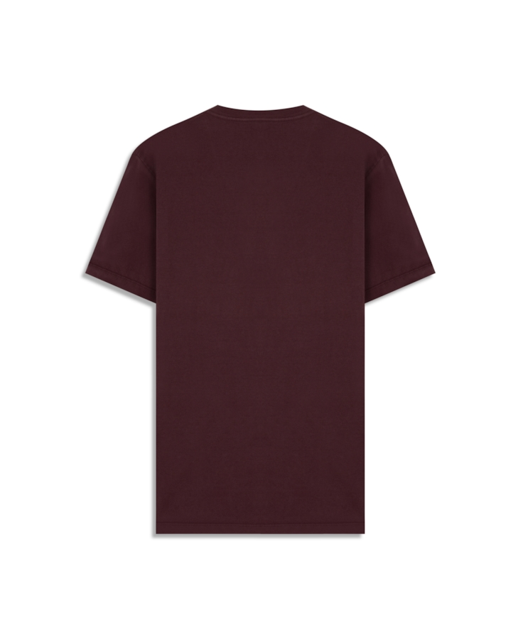 T-Shirt Cotton Fine Easa Classic Bordeaux