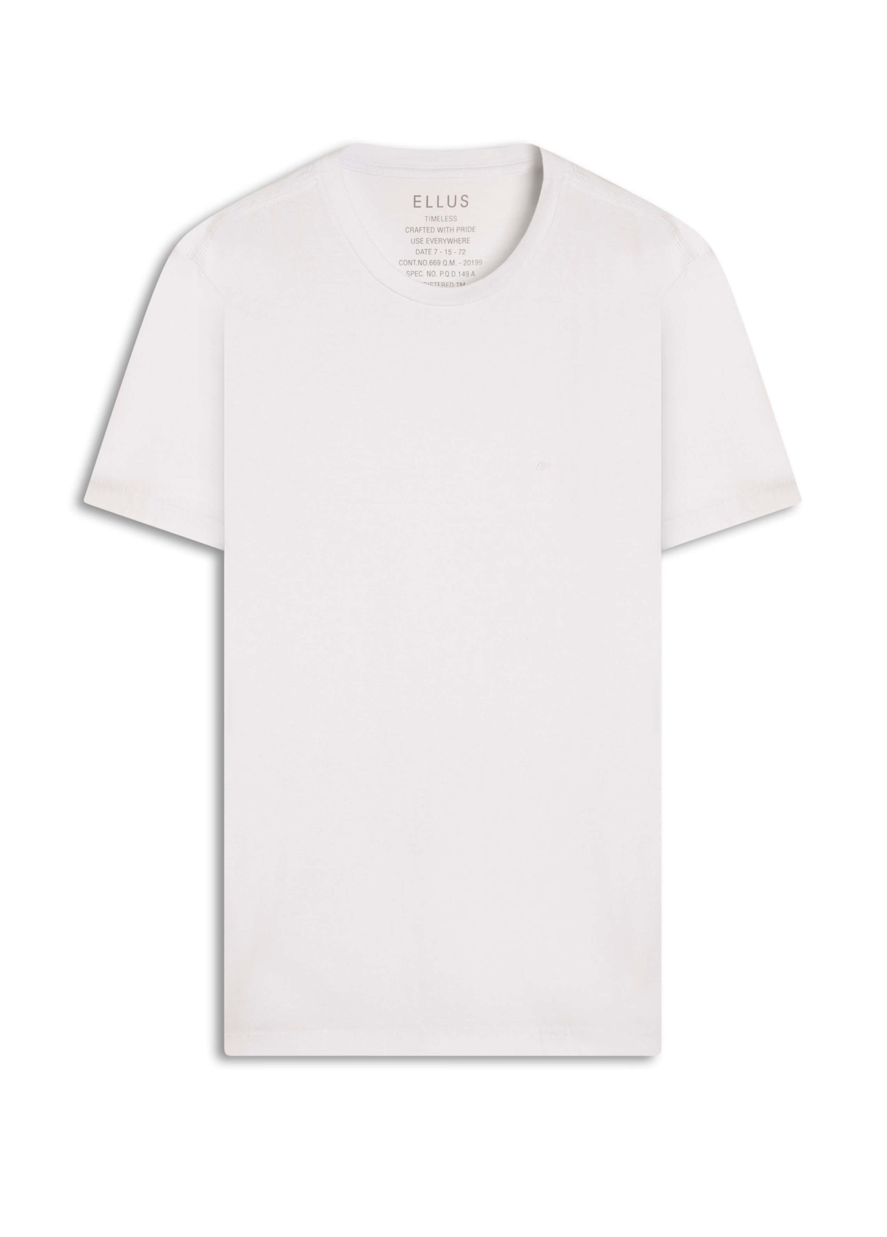 T-Shirt Cotton Fine Easa Classic Branco