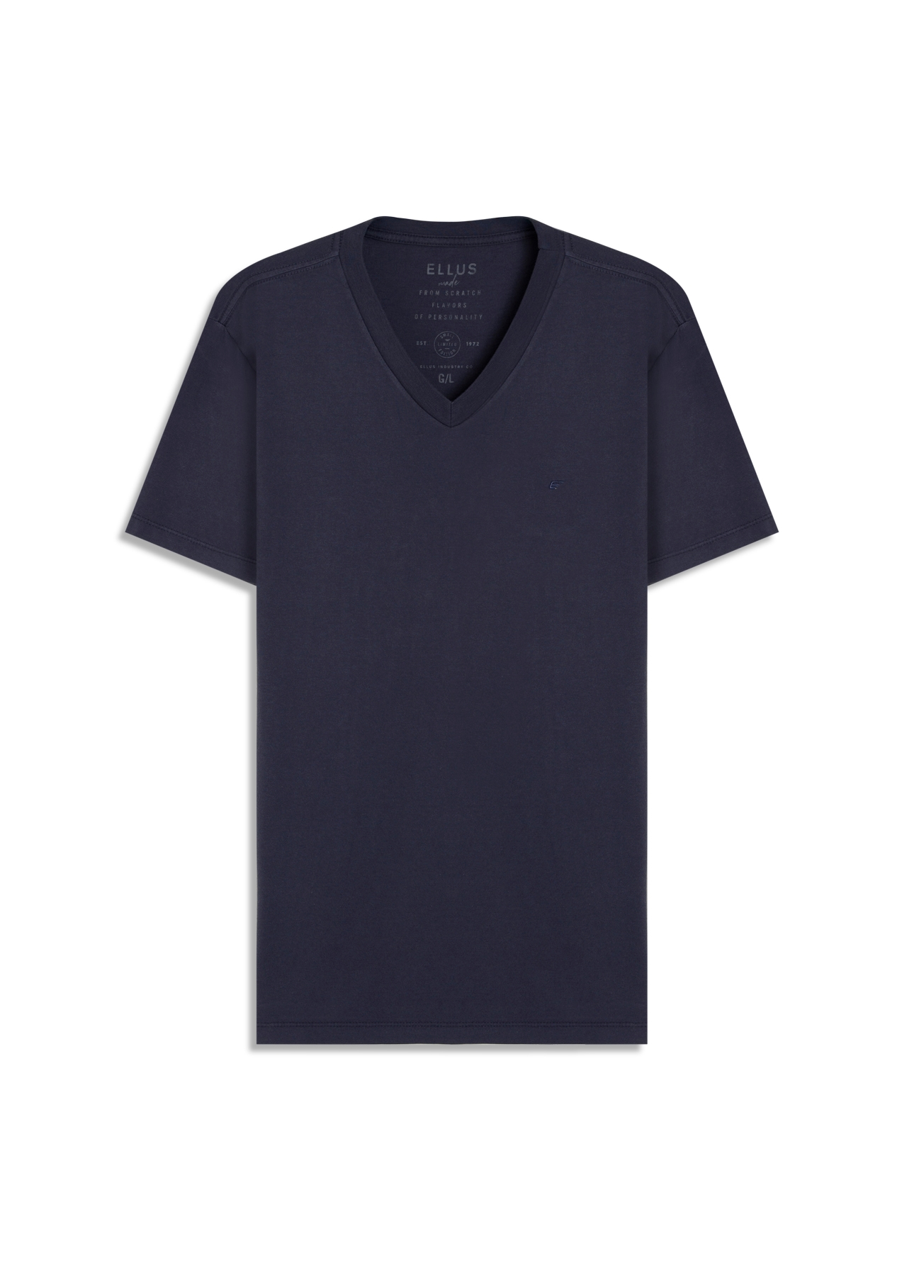 T-Shirt Cotton Fine Easa Classic Dark Navy