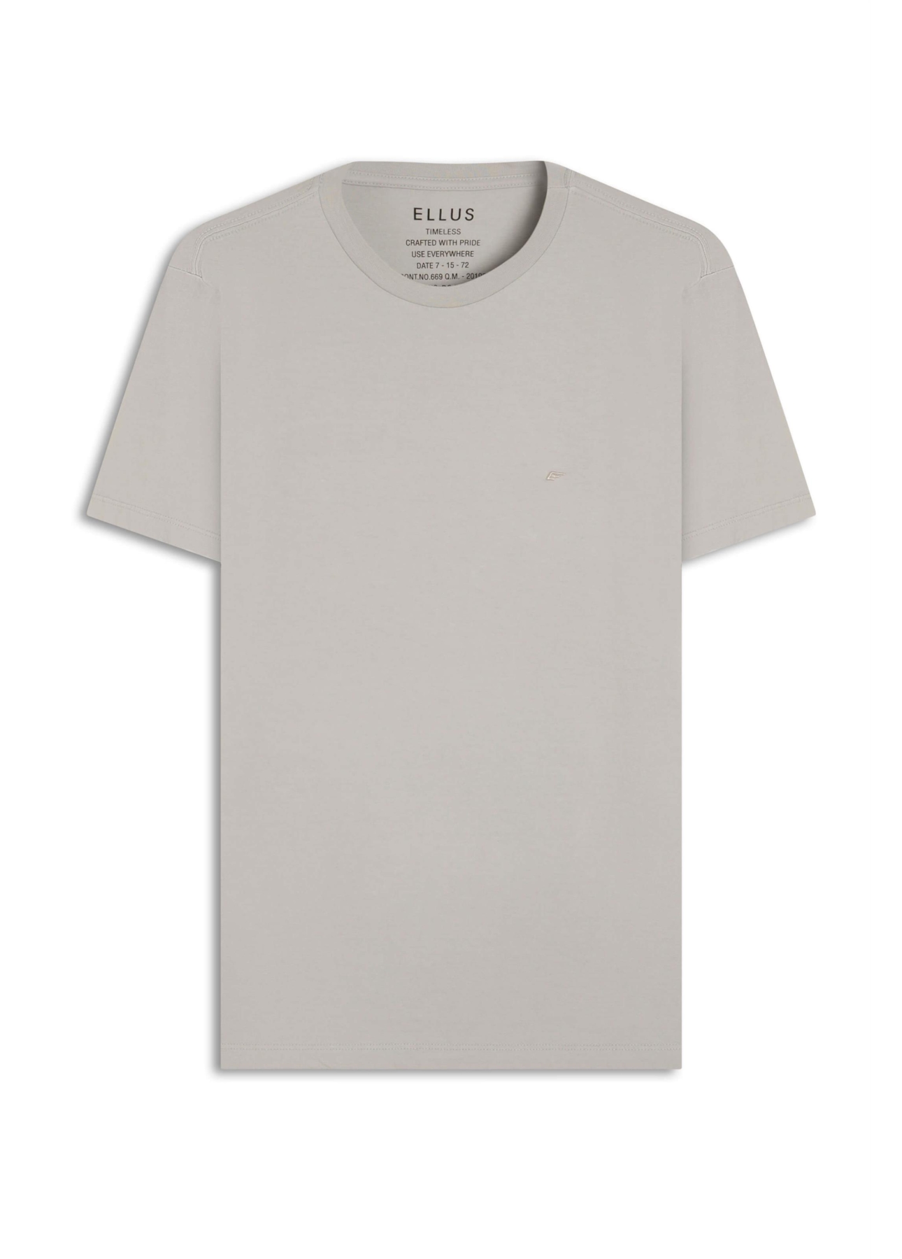T-Shirt Cotton Fine Easa Classic Prata