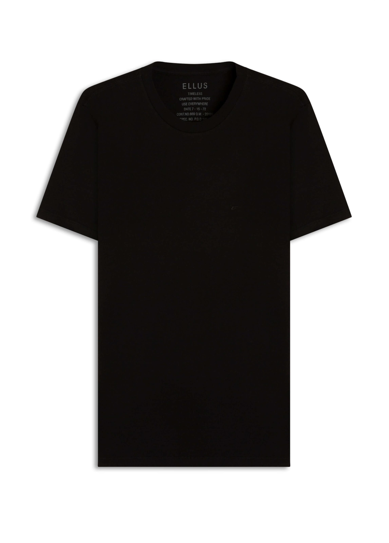 T-Shirt Cotton Fine Easa Classic Preto