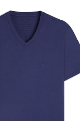 T-Shirt Cotton Fine Easa Classic Purple Blue i